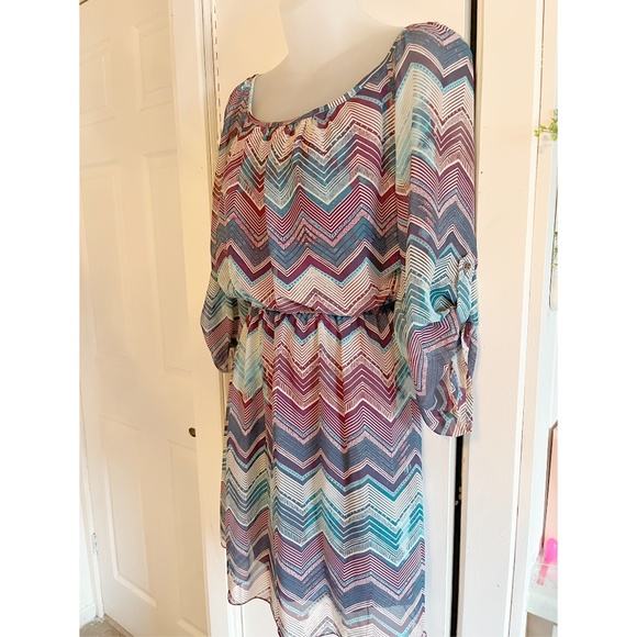 Dresses Aztec print dress boho dress cute dresses multicoloured dress - Picture 2 of 3